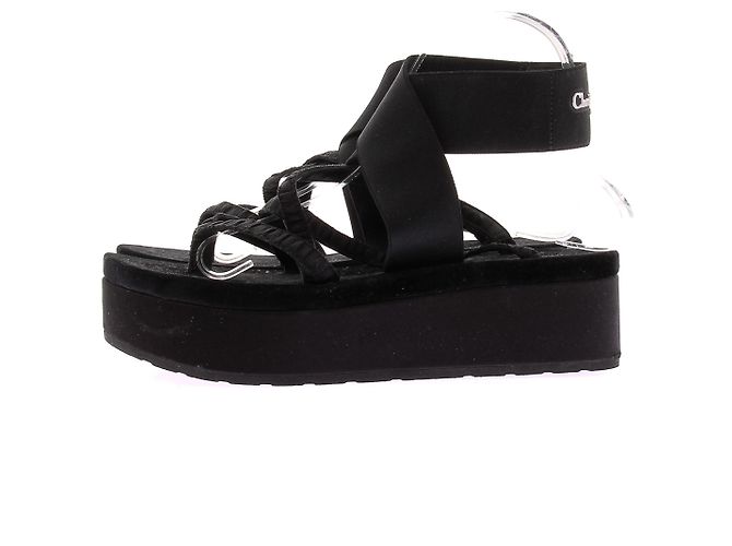 Dior Plateausandalen Schwarz - Ansicht 3