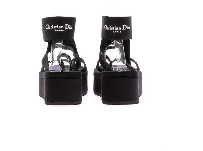 Dior Plateausandalen Schwarz - Ansicht 5