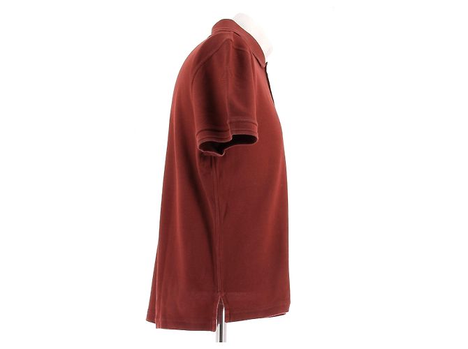 Polo Berluti in cotone rosso - vista 3