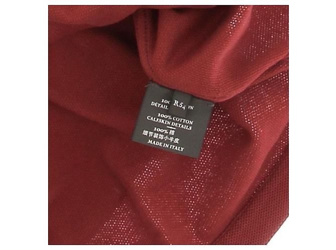 Polo Berluti in cotone rosso - vista 7