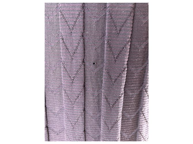 Falda larga de lana azul marino M Missoni - vista 6