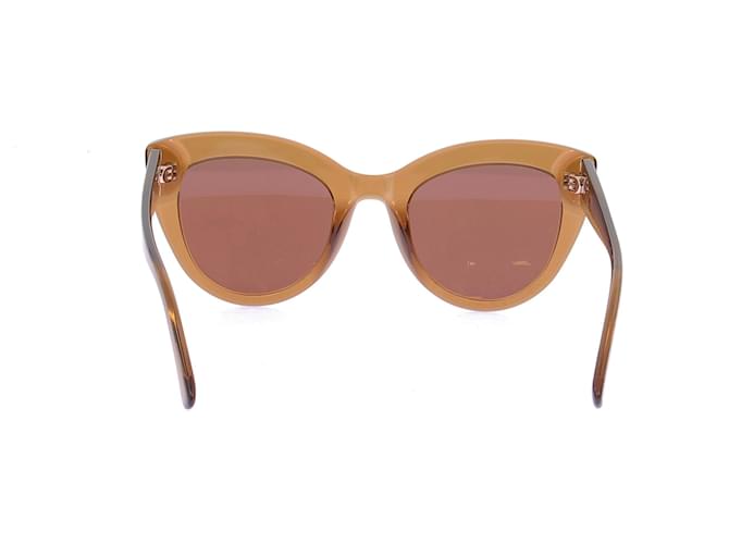 Autre Marque Gafas de sol marrones Castaño - vista 2