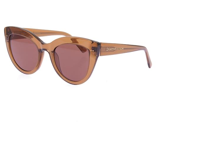 Autre Marque Gafas de sol marrones Castaño - vista 6