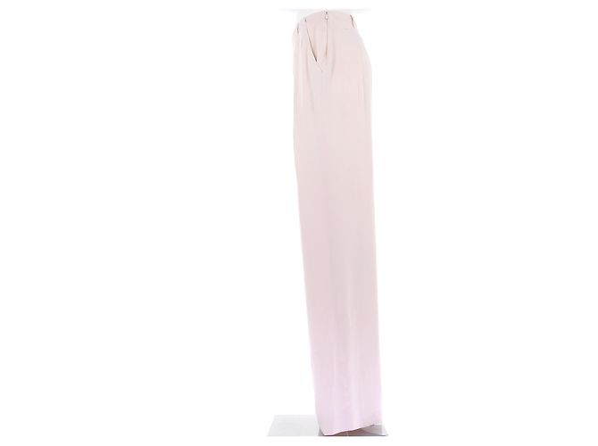 Pantalones rectos rosa claro Chloé - vista 4