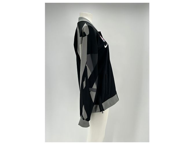 Nike NBA City Edition Brooklyn Nets Jacke Schwarz Grau - Ansicht 3