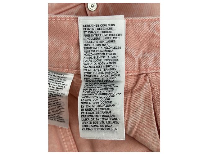& Other Stories Calça larga rosa salmão - vista 4