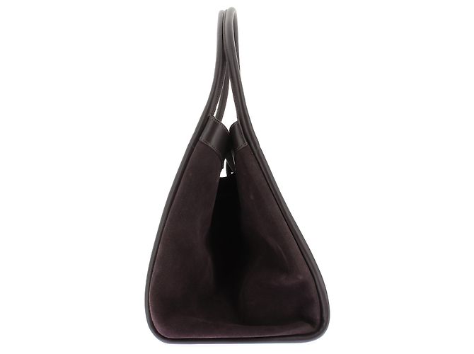 Autre Marque Borsa Tote CAMILLA AND MARC in Pelle e Camoscio Marrone - vista 3