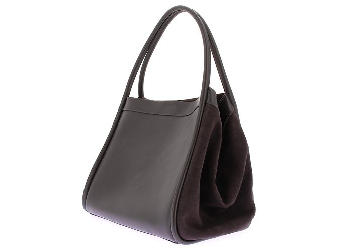 Autre Marque Borsa Tote CAMILLA AND MARC in Pelle e Camoscio Marrone - vista 5