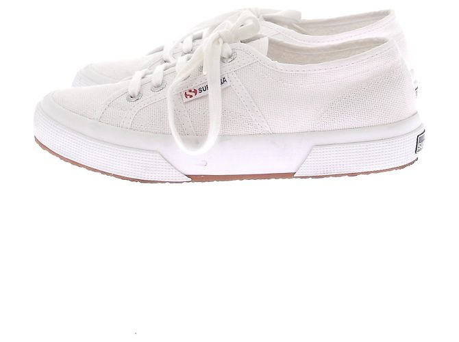 Superga Weiße Leinenschuhe - Ansicht 2