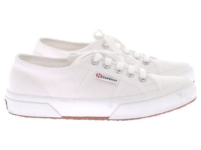 Superga Weiße Leinenschuhe - Ansicht 3
