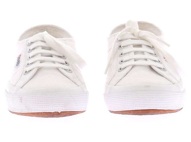 Superga Weiße Leinenschuhe - Ansicht 4