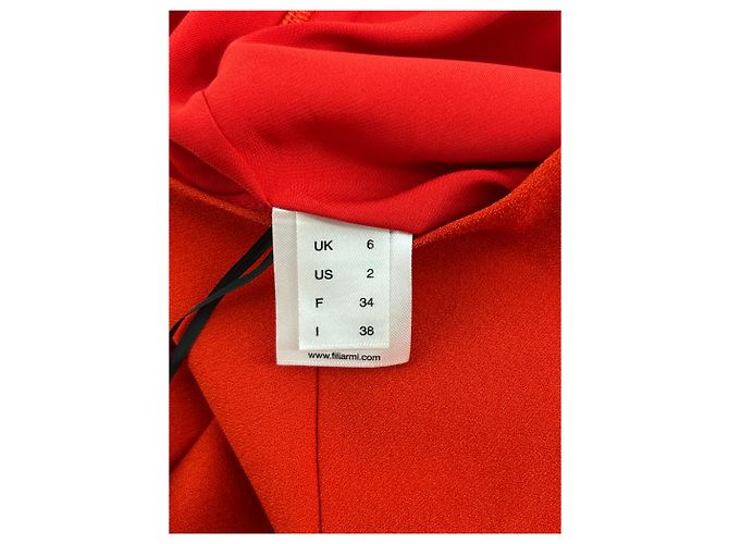 Autre Marque Falda larga roja FILIARMI - vista 6