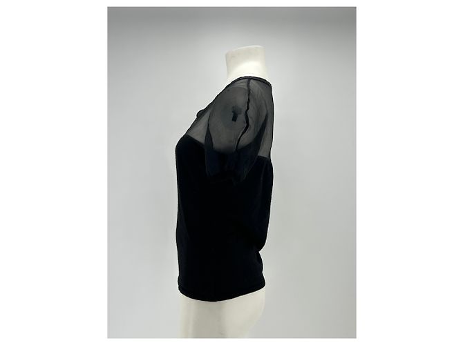 Philosophy Di Alberta Ferretti Black Wool Short Sleeved Sweater - view 4