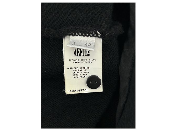 Philosophy Di Alberta Ferretti Black Wool Short Sleeved Sweater - view 7