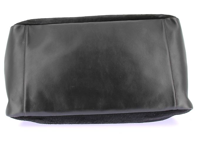 Autre Marque Borsa LOULOU STUDIO in pelliccia nera e pelle Nero - vista 6