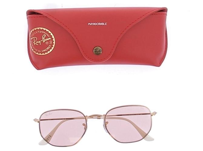 Ray-Ban Gafas de sol doradas "Hexagonal" Dorado - vista 7