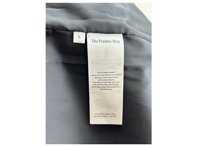 Autre Marque Trench-coat in similpelle Nero - vista 6