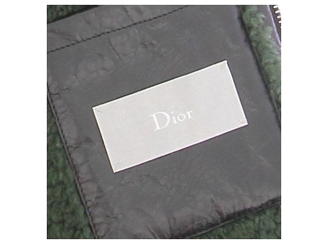 Dior Giubbotto in pelle e shearling Nero - vista 5
