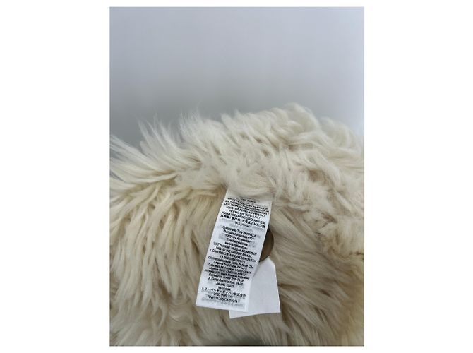 Giacca in pelliccia bianca Tory Burch Bianco - vista 6