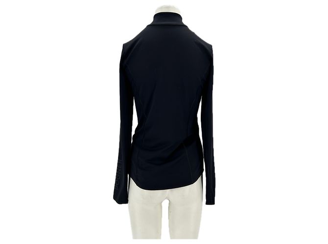 Giacca Bogner nera impermeabile con mezza zip Nero - vista 2
