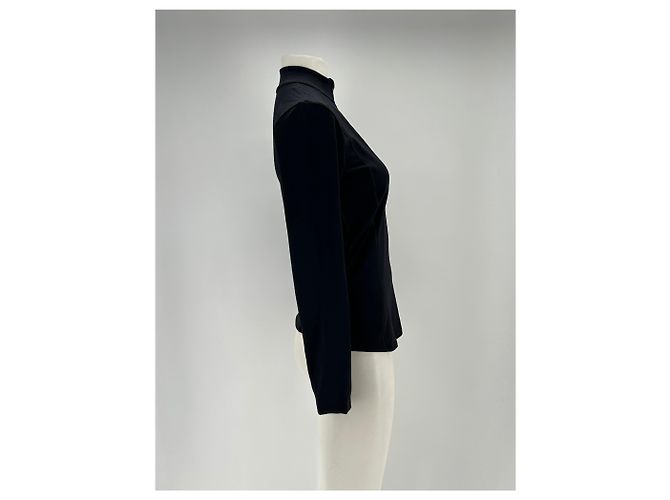 Giacca Bogner nera impermeabile con mezza zip Nero - vista 3