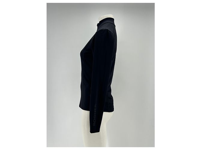 Giacca Bogner nera impermeabile con mezza zip Nero - vista 4