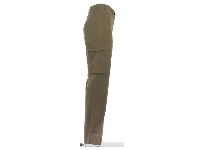 Pantalones Paco Rabanne de algodón caqui - vista 3