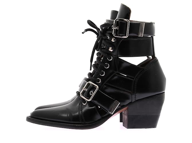 Chloé Botín de tacón negro - vista 3