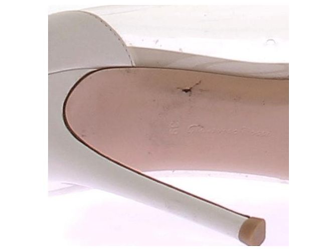 Décolleté Gianvito Rossi in pelle bianca Bianco - vista 10