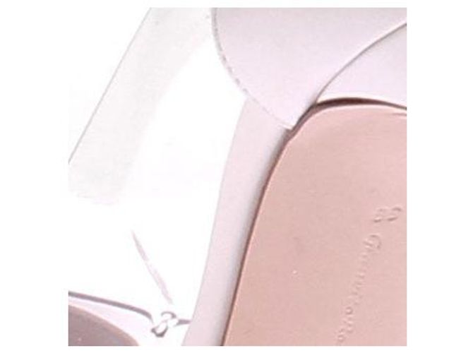 Décolleté Gianvito Rossi in pelle bianca Bianco - vista 8