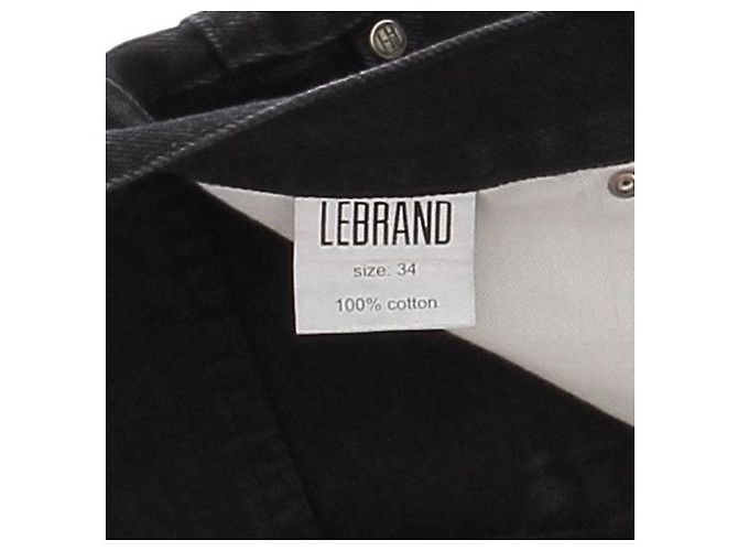 Autre Marque Jeans LEBRAND negros de algodón - vista 6