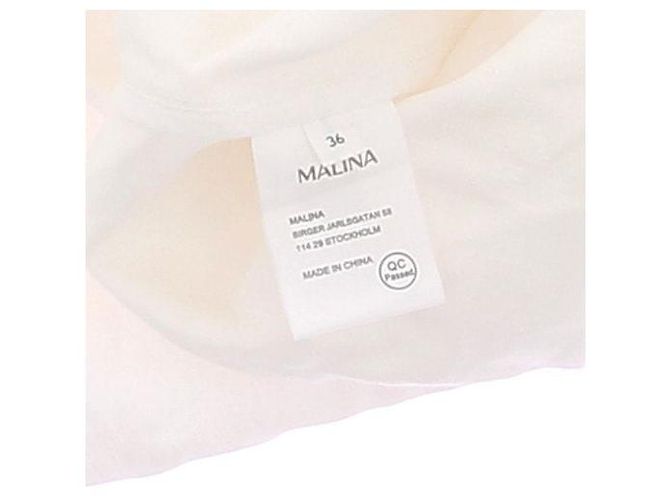 Autre Marque Falda larga de lino blanca MALINA Blanco - vista 5