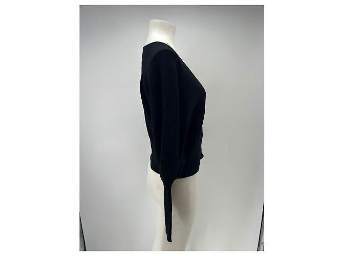 Autre Marque Cárdigan de algodón negro ALEXANDRE LAURENT S - vista 3