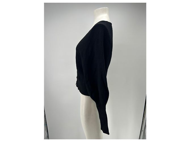 Autre Marque Cárdigan de algodón negro ALEXANDRE LAURENT S - vista 4