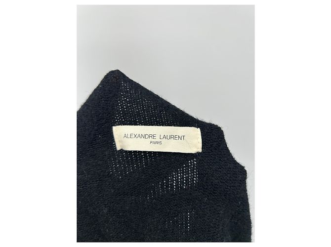 Autre Marque Cárdigan de algodón negro ALEXANDRE LAURENT S - vista 5