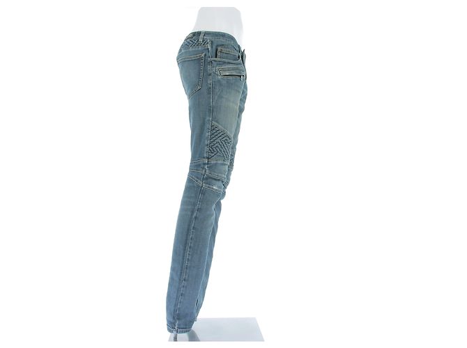 Balmain Jeans aus blauer Baumwolle - Ansicht 3