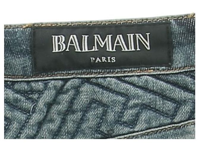 Balmain Jeans aus blauer Baumwolle - Ansicht 5