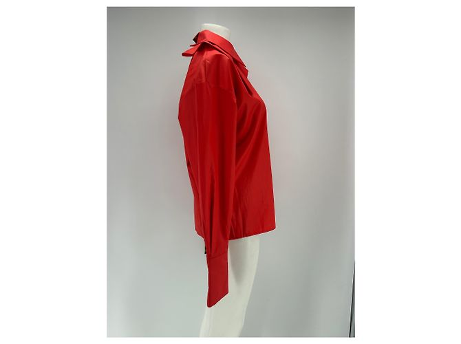 Autre Marque RVDK Rotes Langarmhemd aus Baumwolle Größe 36 - Ansicht 3