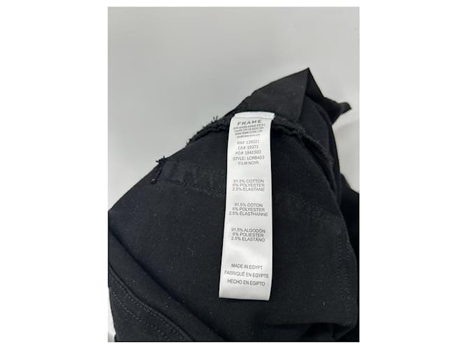 Jeans Frame Denim negros de algodón talla 27 - vista 3