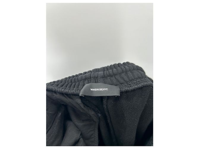 Autre Marque Pantalones de jogging negros WARDROBE NYC de algodón - vista 3