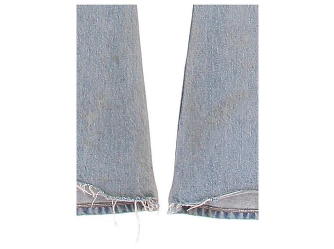 Jeans Céline in cotone blu Taglia 25 - vista 3
