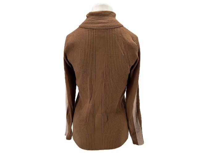 Autre Marque Pull col roulé marron Brown - view 2