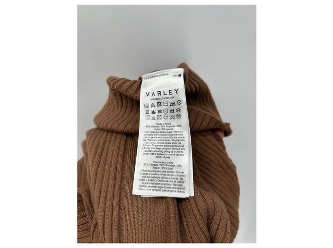 Autre Marque Pull col roulé marron Brown - view 5