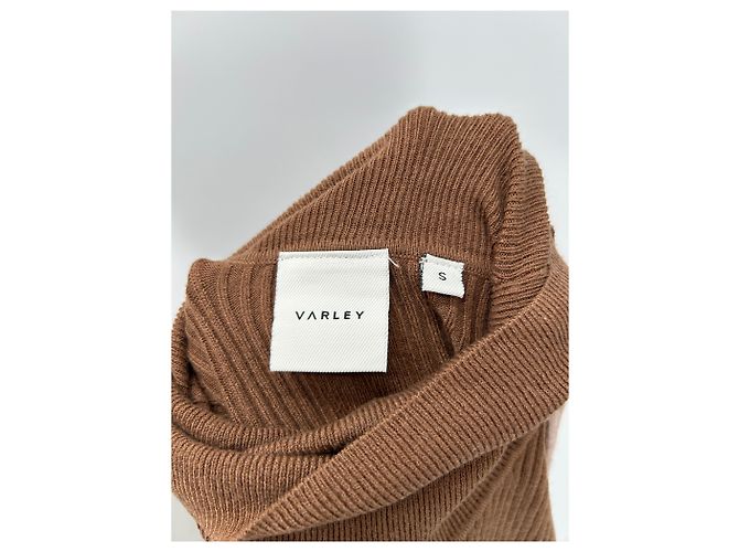 Autre Marque Pull col roulé marron Brown - view 6