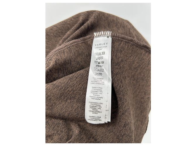 Autre Marque Suéter con cremallera marrón oscuro Castaño - vista 5