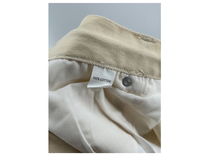 Autre Marque Jeans bordados crema KIDSUPERSTUDIO Beige - vista 4