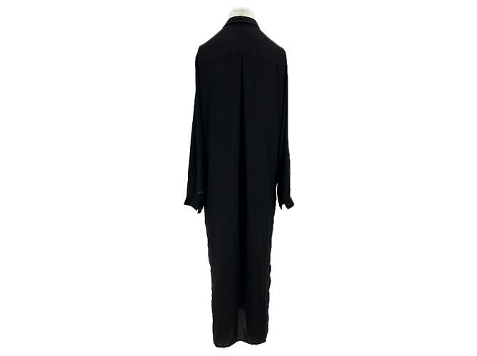 Autre Marque Abito lungo nero con maniche lunghe DANTE6 - vista 2