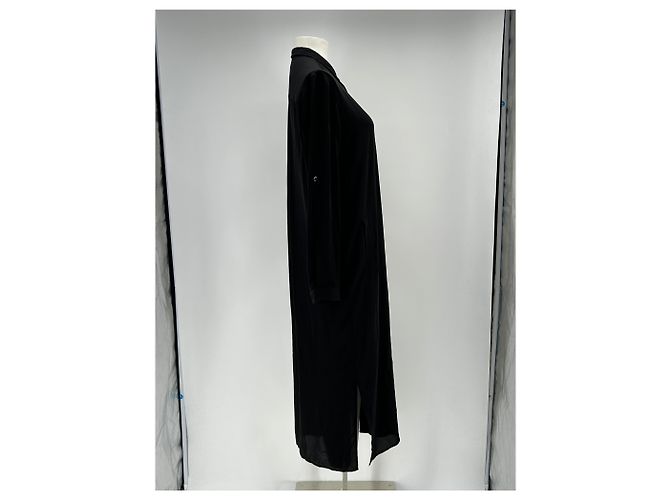 Autre Marque Abito lungo nero con maniche lunghe DANTE6 - vista 3