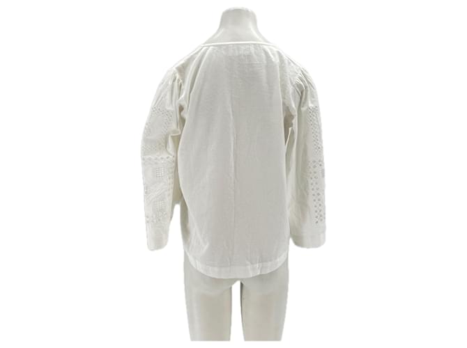 Blusa de algodón blanca Ba&Sh Blanco - vista 2
