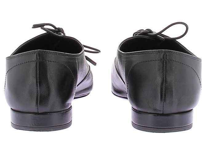Autre Marque Derbies de cuero negro LOULOU STUDIO - vista 5